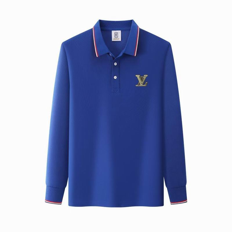 Louis Vuitton long-sleeve POLO shirts-LV1604P